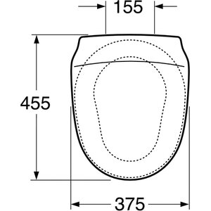Gustavsberg Nordic 23xx standardi WC-istuinkansi valkoinen