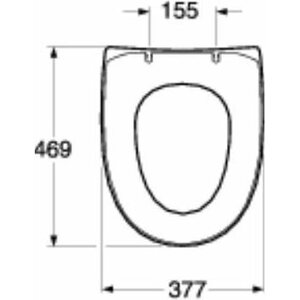 Gustavsberg Nautic WC-istuinkansi valkoinen