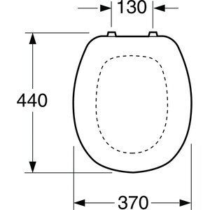 Gustavsberg Nordic 325 WC-istuinkansi valkoinen