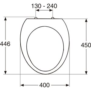 IDO WC-istuinkansi Kimset 9111022001 valkoinen