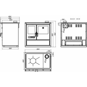 Puuliesi North ECO musta 9kW