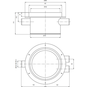 Korokerengas sivuliitännöillä 3X32 mm Vieser