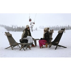 EcoFurn Ekotuoli Tervaleppä öljytty musta