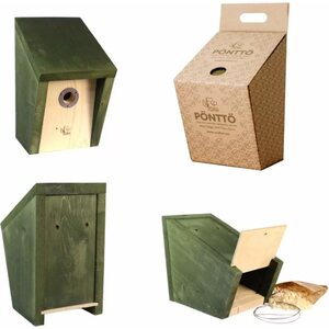 EcoFurn PÖNTTÖ 32 Linnunpönttö kallionharmaa