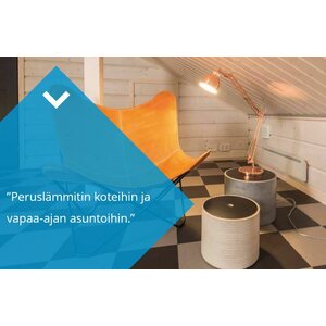 Ensto Lämmitin Taso 5-BT 550W K 40x80cm