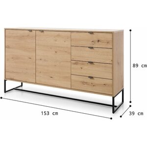 Eureka Fore-senkki 153 cm, tammi