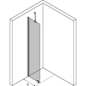 Hietakari Forma 301 kiinteä suihkuseinä