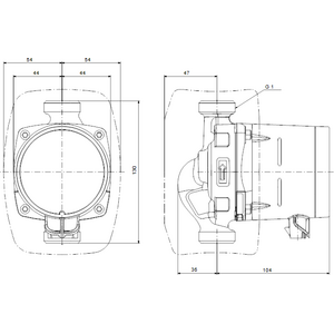 Grundfos Lämpöjohtopumppu Alpha2 15-60 130mm 1V