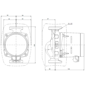 Grundfos Lämpöjohtopumppu Alpha2 25-40 130mm 1V
