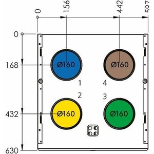 Swegon Ilmanvaihtokone W5 Smart WA 500W auto RH <250 m2 (Oikea)