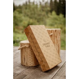 EcoFurn Pölkky Pöytä H 45, >35 cm