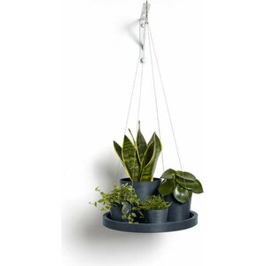 Ecopots BRYSSELI RIPUSTETTAVA 33CM TUMMANSININEN