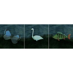 SUO acoustics Akustiikkakollaasi "Unensumussa" Acoustic art panels 3 pcs