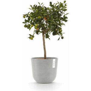 Ecopots OSLO 25CM VALKOHARMAA