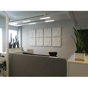 Soften akustiikkapaneeli 550 X 550 X 50 mm Design S2, 4 kpl/pkt