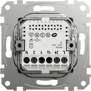 Schneider Electric Wiser Exxact valonsäädin kiertonupilla Metalli