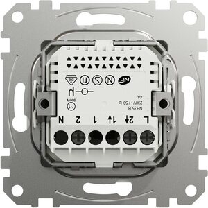 Schneider Electric Wiser Exxact valonsäädin kiertonupilla Valkoinen