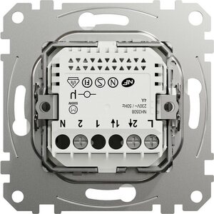 Schneider Electric Wiser Exxact valonsäädin näppäimillä Valkoinen
