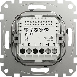 Schneider Electric Wiser Exxact valonsäädin näppäimillä Antrasiitti