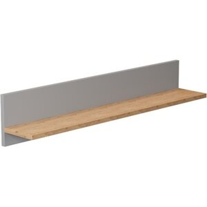 Kocot Denver seinähylly 100cm, harmaa/beige