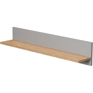 Kocot Denver seinähylly 100cm, harmaa/beige
