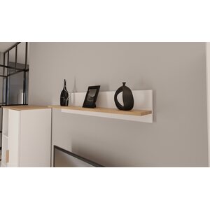 Kocot Denver seinähylly 100cm, valkoinen/beige