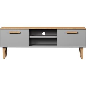 Kocot Denver TV-taso 120cm, harmaa/beige
