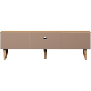 Kocot Denver TV-taso 160cm, valkoinen/beige