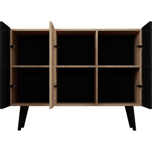 Kocot Toronto senkki 120cm, musta/pyökki