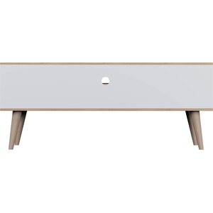 Kocot Toronto TV-taso 120cm, valkoinen/beige