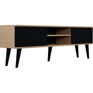 Kocot Toronto TV-taso 160cm, musta/beige
