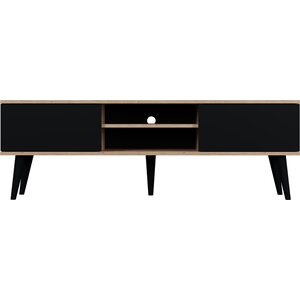 Kocot Toronto TV-taso 160cm, musta/beige