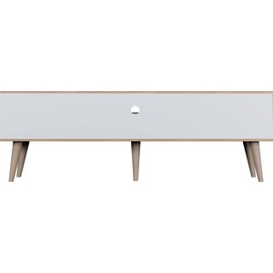 Kocot Toronto TV-taso 160cm, valkoinen/beige