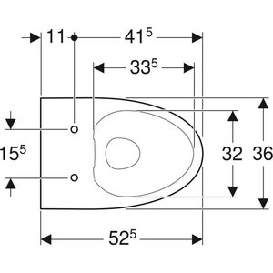 IDO Seinä WC-istuin Glow 65