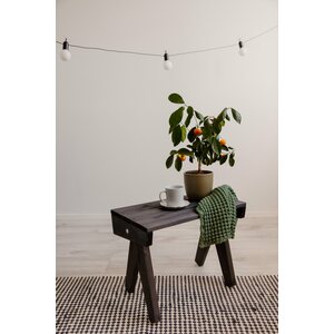 EcoFurn Granny-pöytä Mänty musta öljytty
