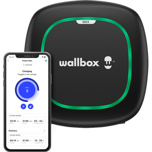 Wallbox Sähköauton latausasema Pulsar Max 22kW T2C 7m 3x32A IP54 black