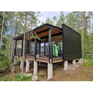 Green Land Garden alumiininen aitaelementti 100x180cm, musta