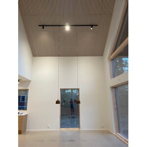 Evella puuviilupintainen akustiikkalevy, V40 vaahtera 2,4 x 0,6m / 21mm