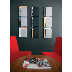 Inno Wall Case lehtiteline esitteille tai lehdille, harmaa