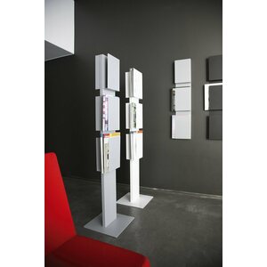 Inno Wall Case lehtiteline esitteille tai lehdille, harmaa