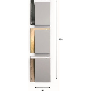Inno Wall Case lehtiteline esitteille tai lehdille, harmaa
