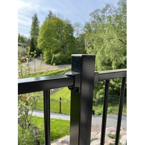 Green Land Garden elementtikiinnikkeet 4kpl musta