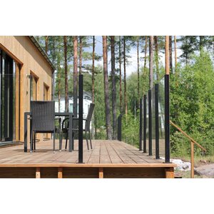 Green Land Patio kaidelasi 100x100cm, kirkas