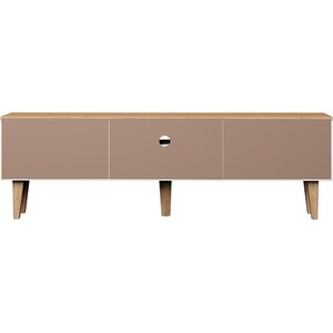 Kocot Denver TV-taso 160cm, valkoinen/beige