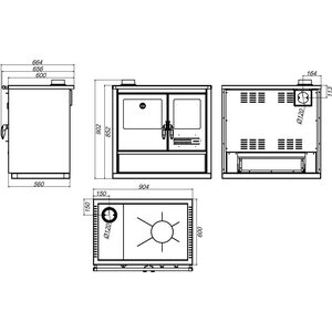 Puuliesi North Eco RST 9kW vasen
