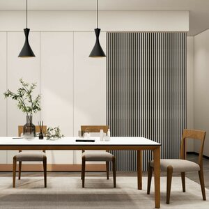 Evella Puuviilupintainen akustiikkalevy, V40L harmaa tammi 2,8 x 0,6m / 21mm