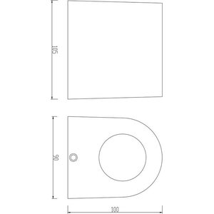Seinä/kattovalaisin ulko FTLight Diva 2x5W led valkoinen 3000K