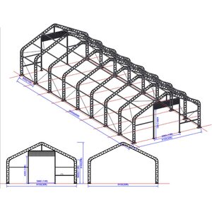 Ranch Premium 9,15 x 24,4 x 6,1 m 900g halli