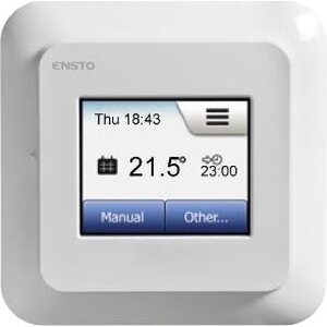 Ensto Yhdistelmätermostaatti ECO Touch 16A kosketusnäytöllä