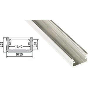 Perel Led profiili Perel NTA pinta-asennettava 202cm